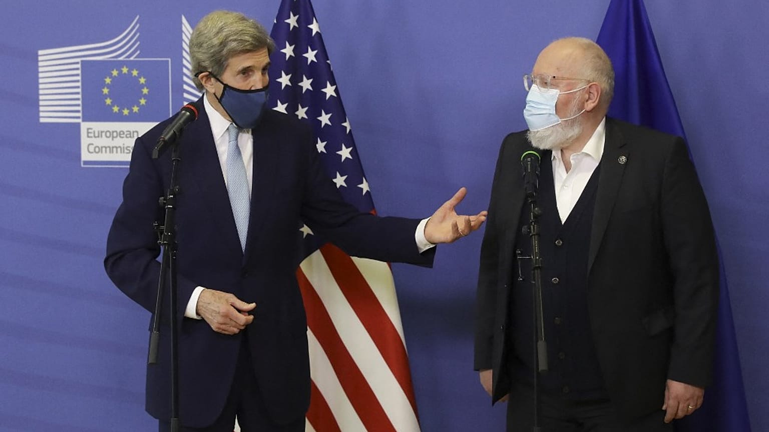 Kerry calls for enhanced cooperation on climate between EU and US