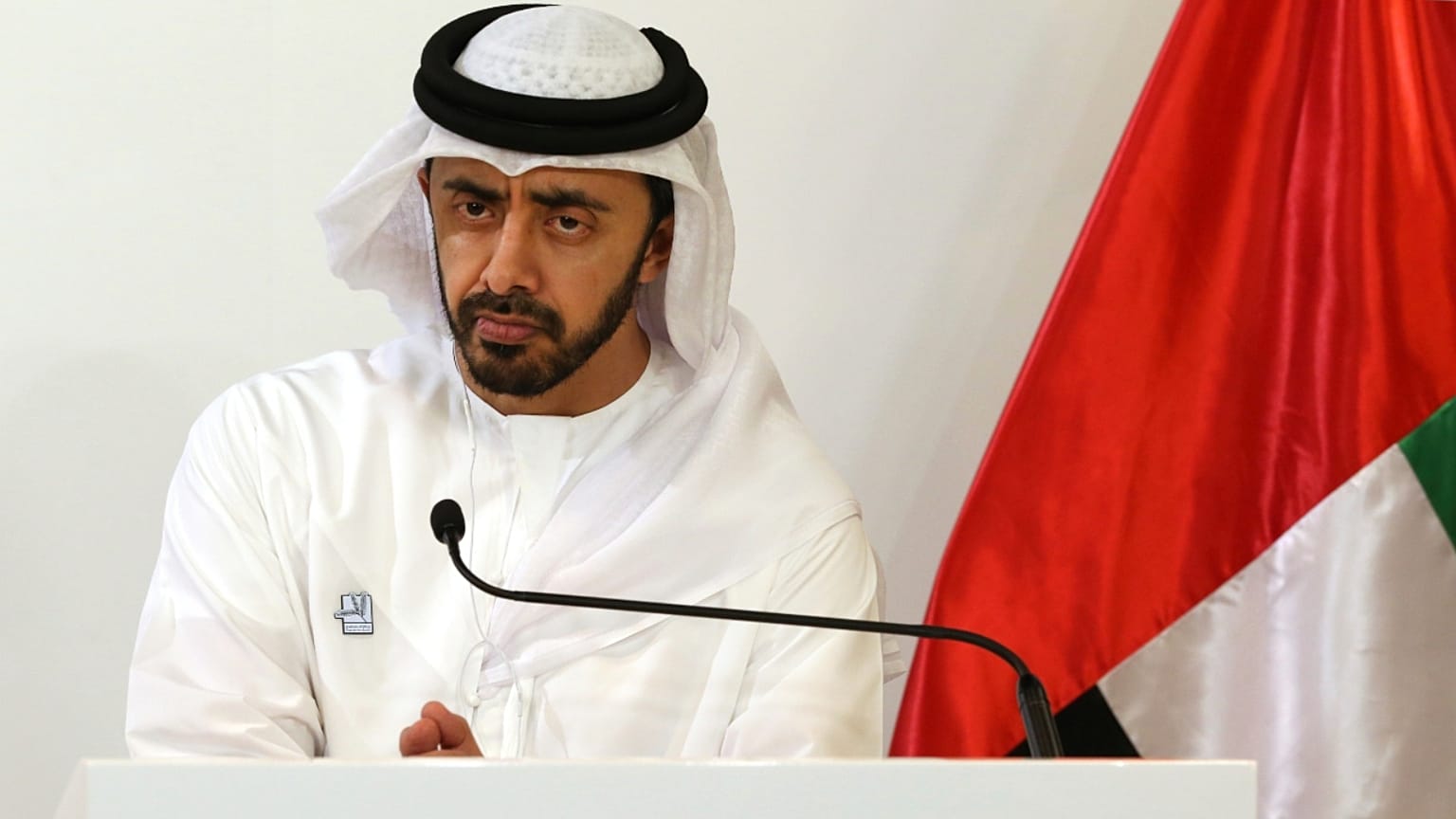 وزير الخارجية الإماراتي الشيخ عبد الله بن زايد آل نهيان