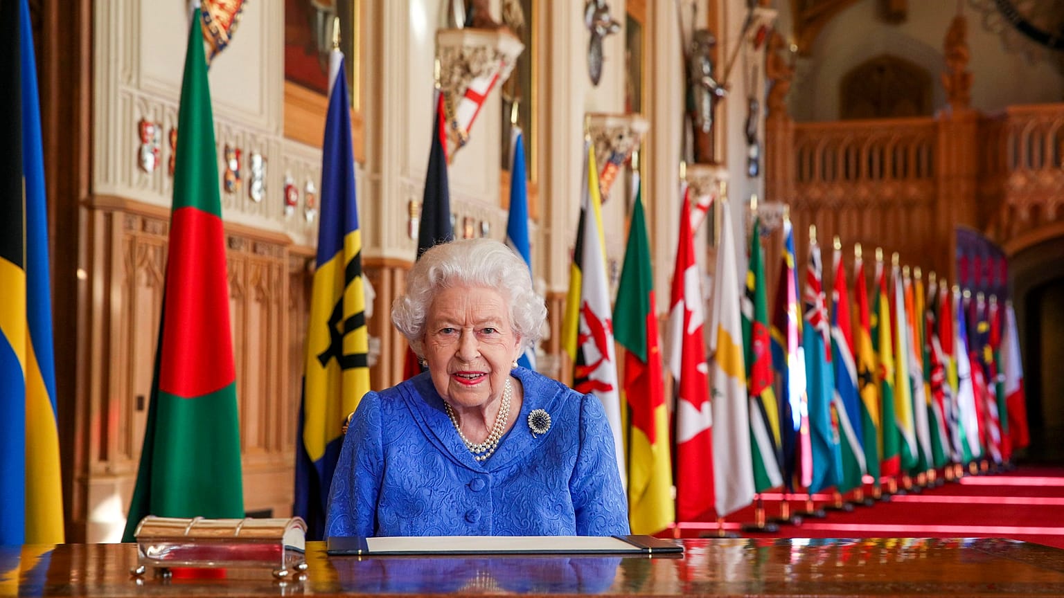 La reina Isabel II de Inglaterra, el pasado 5 de marzo