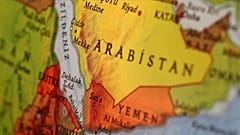 Suudi Arabistan - Yemen haritası 