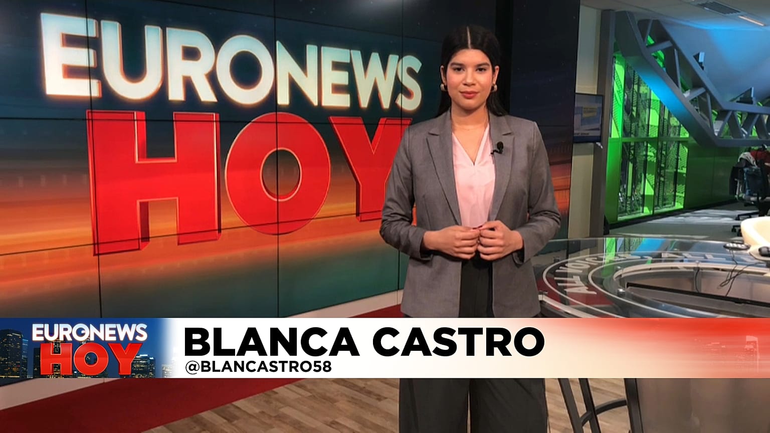 Blanca Castro en Euronews Hoy