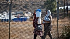 Πρόσφυγες στη Μόρια