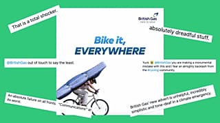 A campaign by British Gas has been heavily criticised on Twitter for its 'tone-deaf' approach to the climate crisis.