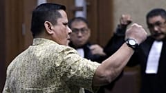 Napoleon Bonaparte lors de son procès à Jakarta, en Indonésie, le 10 mars 2021