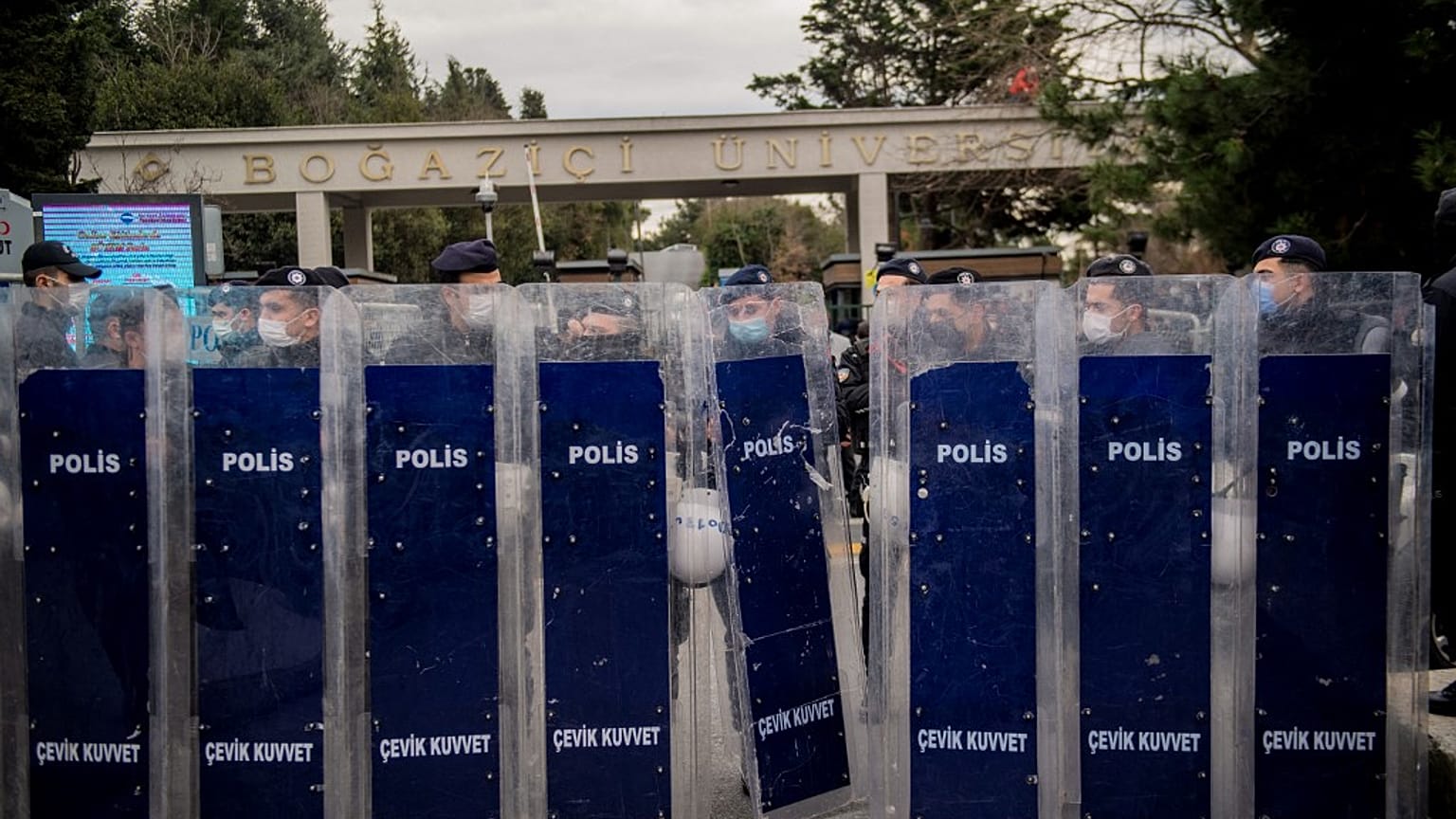 Boğaziçi Üniversitesi'nde polis (Arşiv)