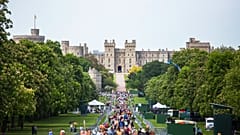 Celebrations were rife outside Windsor Castle on the day of Prince Harry and Meghan Markle's wedding