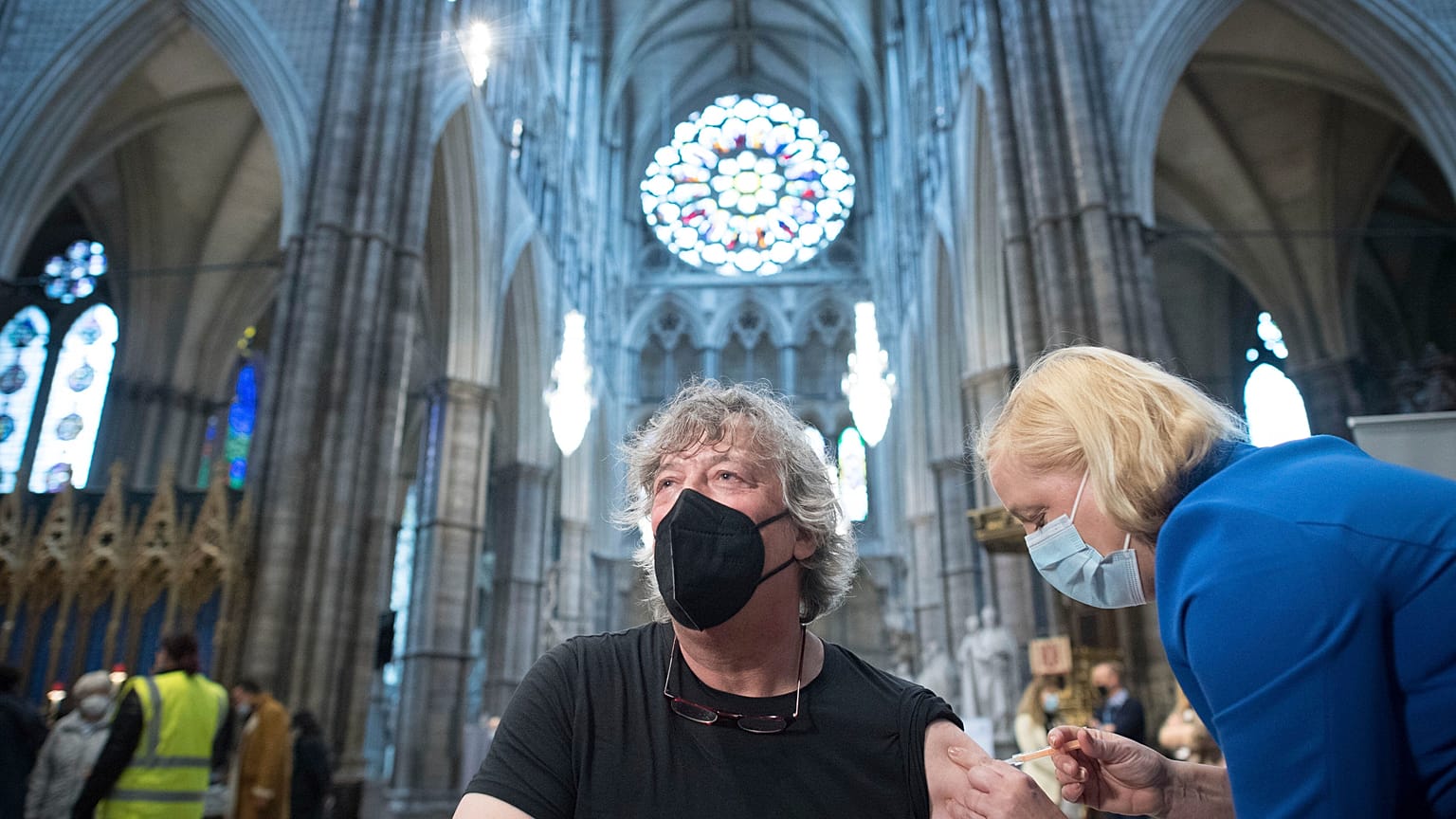 L'abbazia di Westminster convertita in centro di vaccinazioni