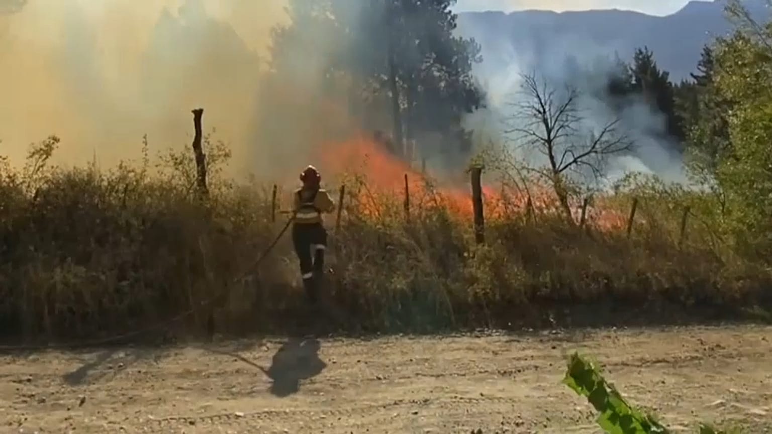 incendios en la Patagonia