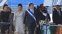 Foto de archivo del presidente de Honduras