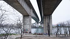 Prosecutors say the incident took place under a road bridge by the River Seine in Argenteuil, on the outskirts of Paris.