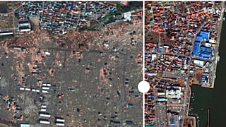 Imágenes satélite permiten observar desde el espacio la reconstrucción de la zona afectada por el terremoto y tsunami de Fukushima hace 10 años