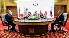 وزرای خارجه ترکیه، روسیه و قطر در دوحه