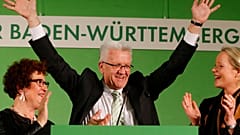 El gobernador Winfried Kretschmann, principal candidato del Partido Verde que lidera las encuestas en el estado de Baden-Wurtemberg.
