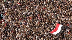 Başkent Kahire'de protesto - 2011 (arşiv)