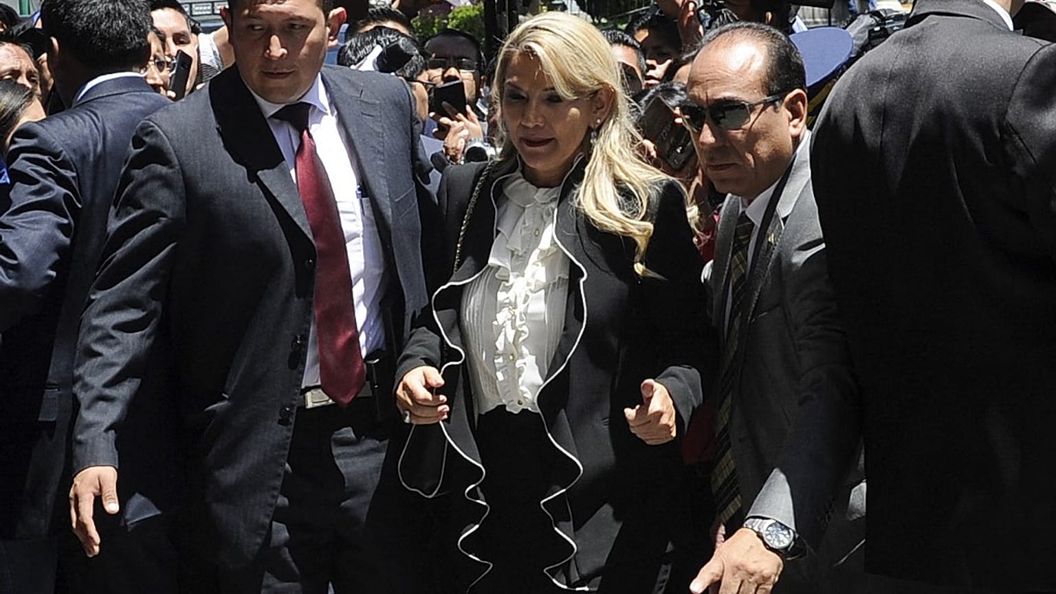 La expresidenta Jeanine Áñez en una foto de archivo