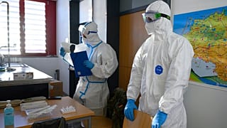 Vorbereitung auf einen Test in einer Schule