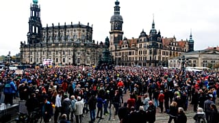 Demonstration vom Oktober 2020 in Dresden