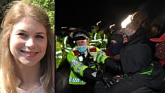 Morte de Sarah Everard (esq.) motivou tributo interrompido pela polícia