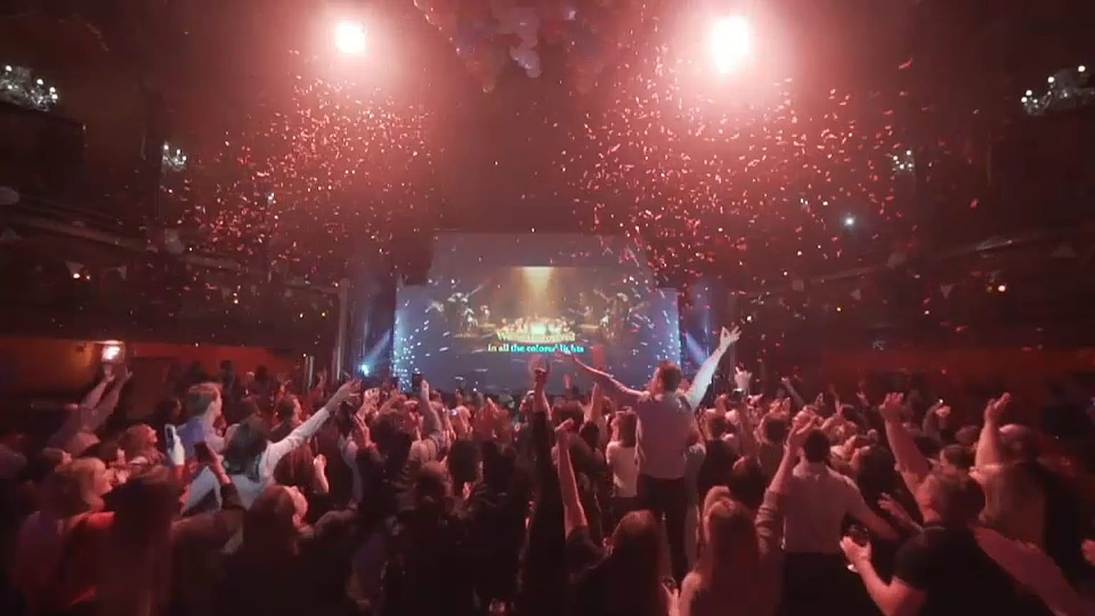 Imagen de un vídeo promocional de The Clapham Grand