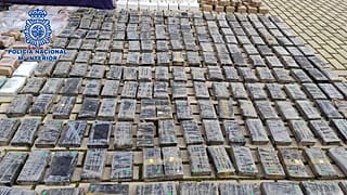 Spanish police said they dismantled the largest cocaine distribution network in Madrid.