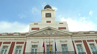 Presidencia de la comunidad de Madrid en la Puerta del Sol