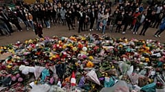  Floral tributes in memory of Sarah Everard