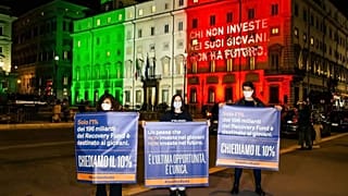 La jeunesse italienne réclame plus de moyens issus du plan de relance