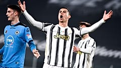 Cristiano Ronaldo a Spezia ellen játszott mérkőzésen a torinói Allianz Stadionban 2021. március 2-án