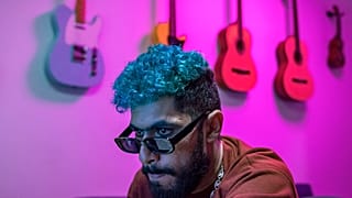 مغني الراب المغربي "طوطو"، الدار البيضاء، المغرب 18 شباط /  فبراير 2021.