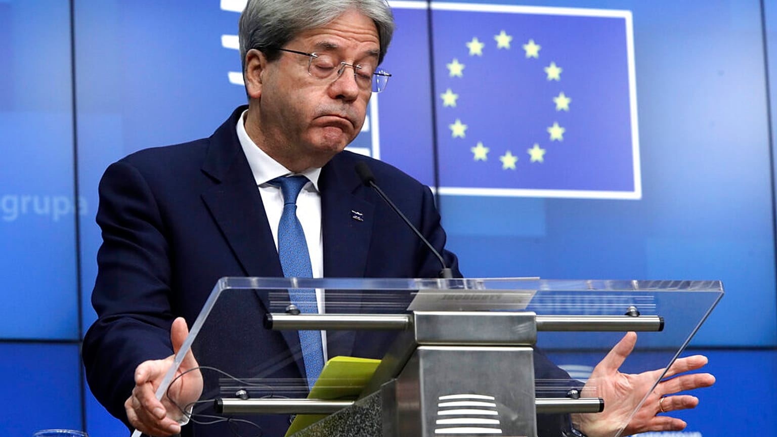 Ο Επίτροπος Οικονομικών Πάολο Τζεντιλόνι