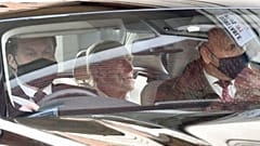 Prinz Philip bei der Abfahrt vom Krankenahus