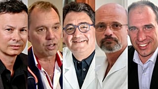 Purebl György, Szlávik János, Merkely Béla, Zaher Gábor és Kunetz Zsombor
