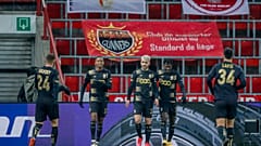 Standard Liege, pictured during a Europa League match, are one of the most successful clubs in Belgium.