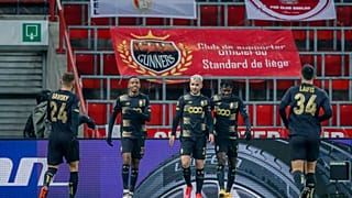 Standard Liege, pictured during a Europa League match, are one of the most successful clubs in Belgium.