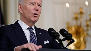 President Joe Biden speaks about the COVID-19 relief package in the State Dining Room of the White House, Monday, March 15, 2021, in Washington.