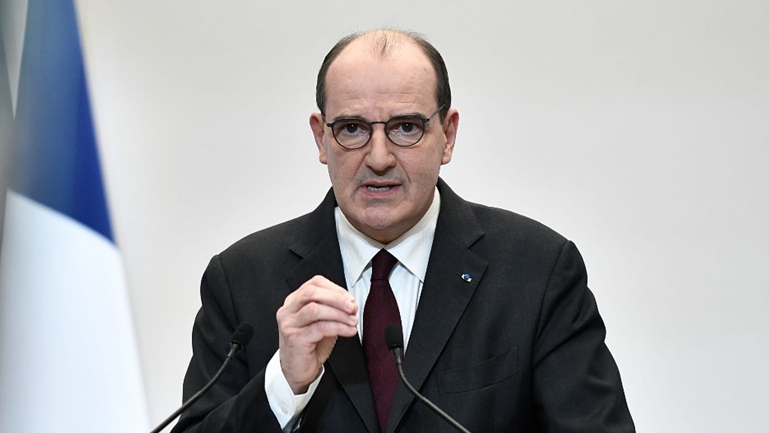 Photo d'illustration : le Premier ministre français Jean Castex à Paris, le 25 février 2021
