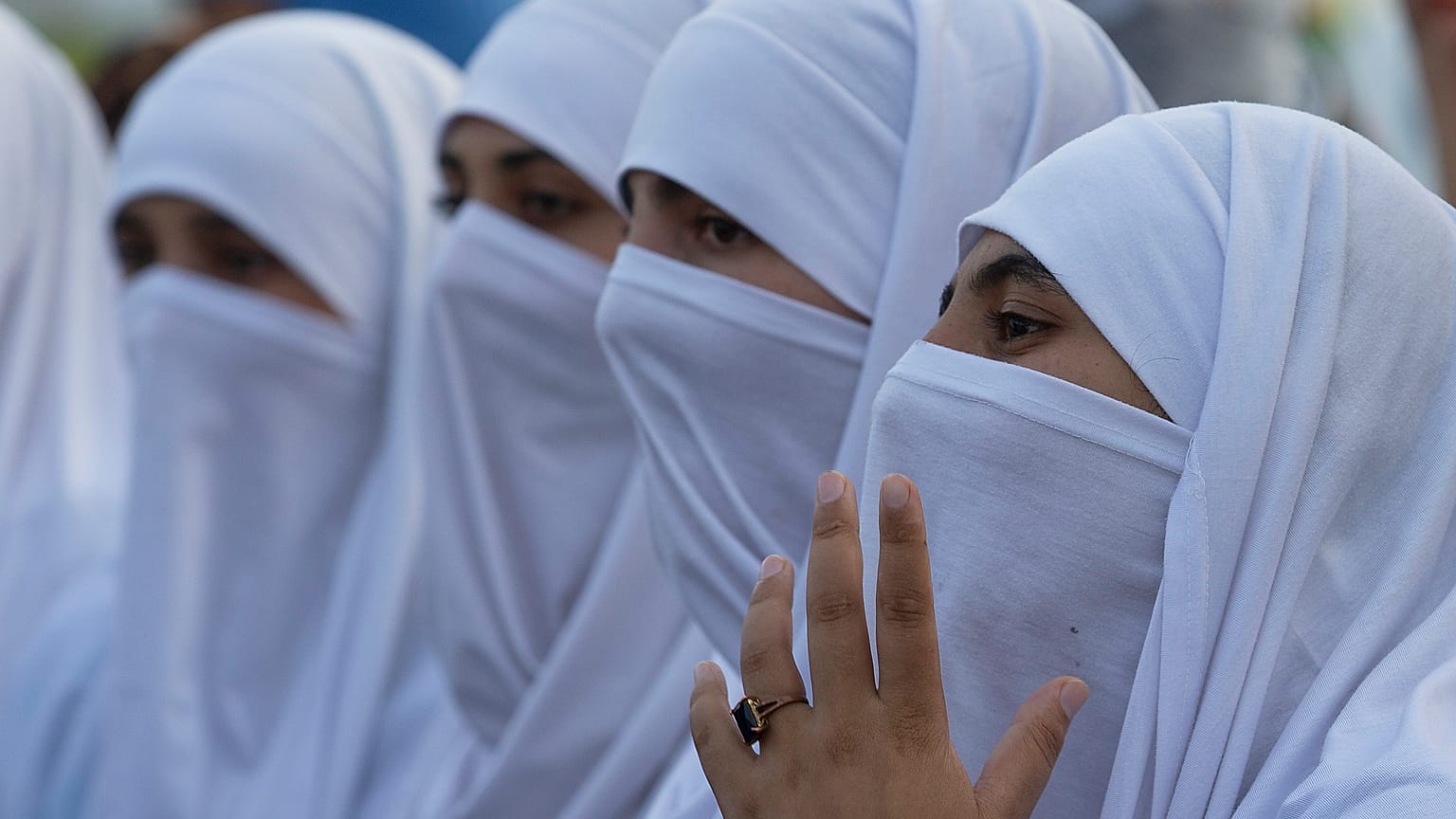 Women wearing hijab