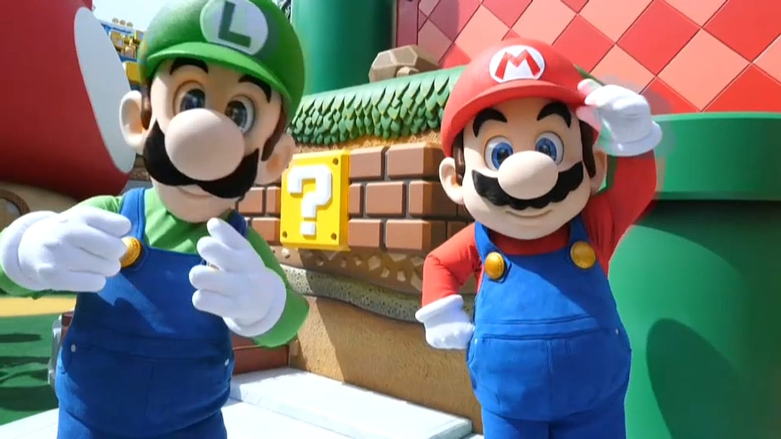 Ouverture du parc à thème "Mario" à Osaka, au Japon, 18 mars 2021