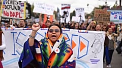 Oil pipeline protest new strategy. 