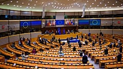 Az Európai Parlament tanácsterme
