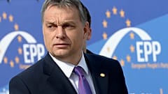 Orbán Viktor 2013. március 14-én érkezik az EPP tanácskozására Brüsszelben