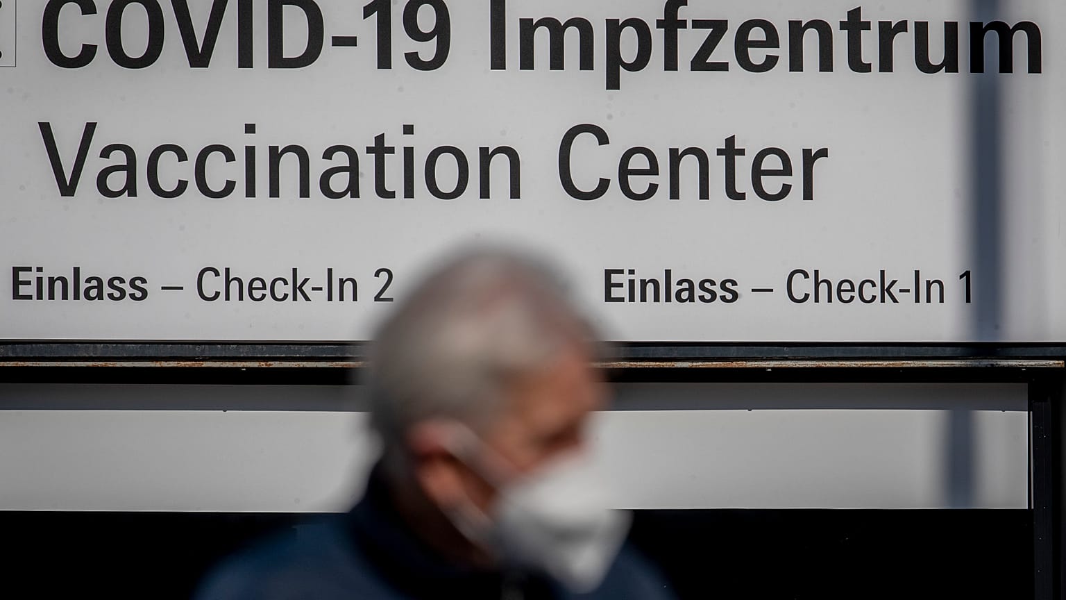 Impfzentrum in Frankfurt