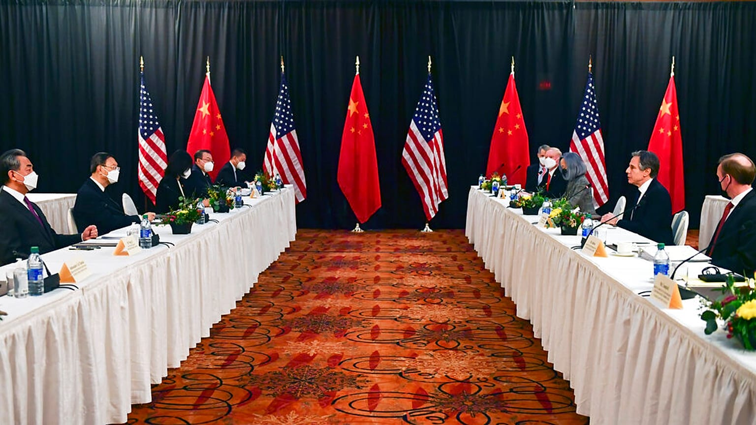 Réunion sino-américaine à Anchorage, Alaska, 19 mars 2021