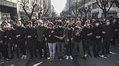 Selanik'te protestolar 