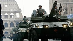 Italian tanks parade during the Day of the Republic celebrations in central Rome in 2004