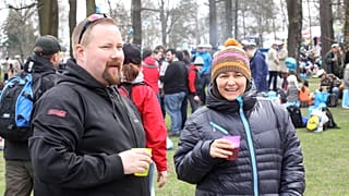 Finlandiya'nın başkenti Helsinki'de düzenlenen küçük bir festivalden kare.