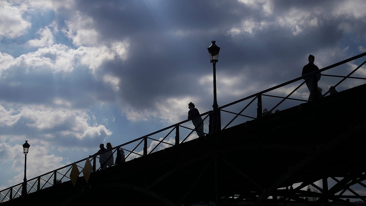 Pont des Arts, París, Francia 19/3/2021
