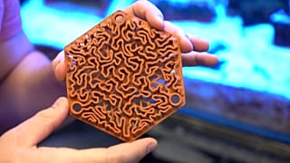 This tile is modelled on a brain coral. 