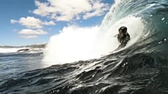 Bodysurfing in Südafrika