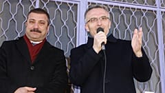 Şahap Kavcıoğlu (Solda), Naci Ağbal 